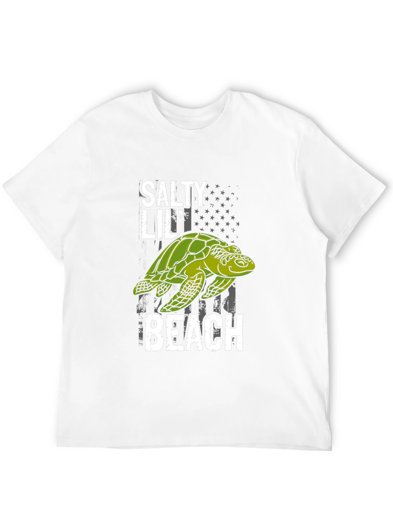Salty Lil Beach Turtle Graphic Tee