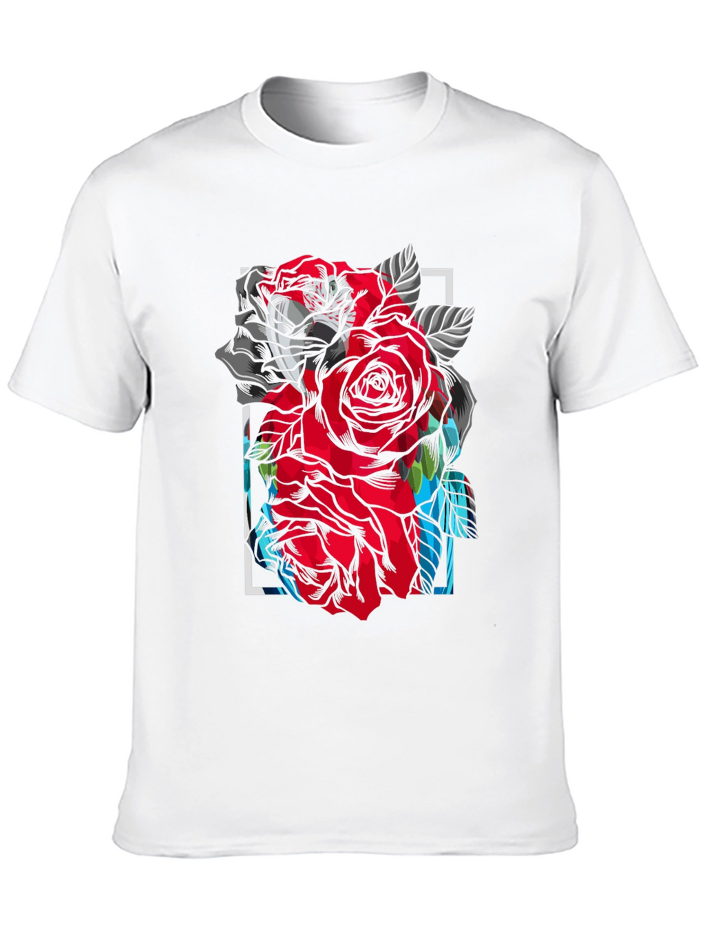 Floral Rose Graphic T-Shirt