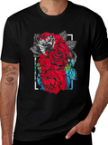 Floral Rose Graphic T-Shirt