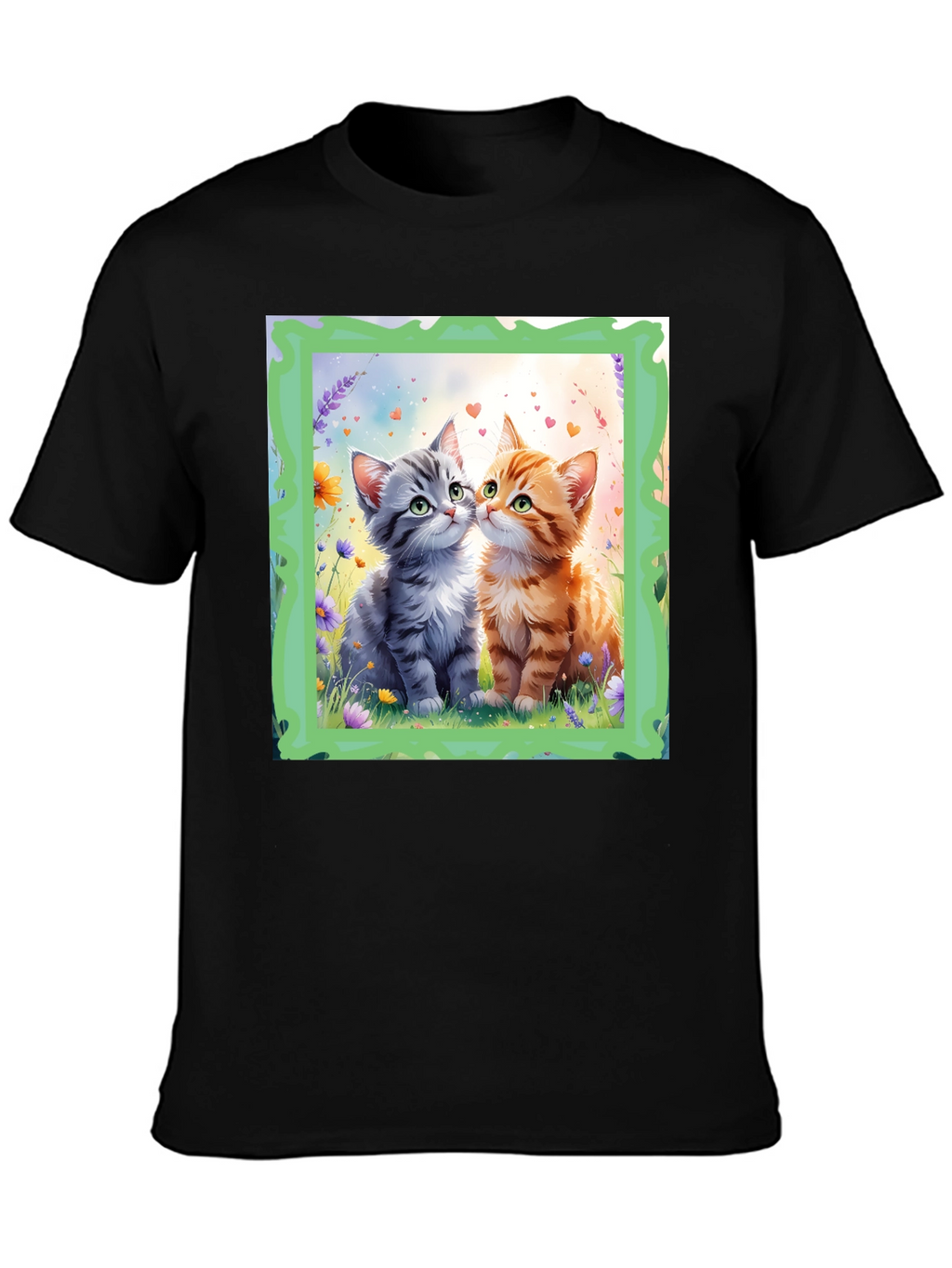 Cute Kitten Love Graphic Tee