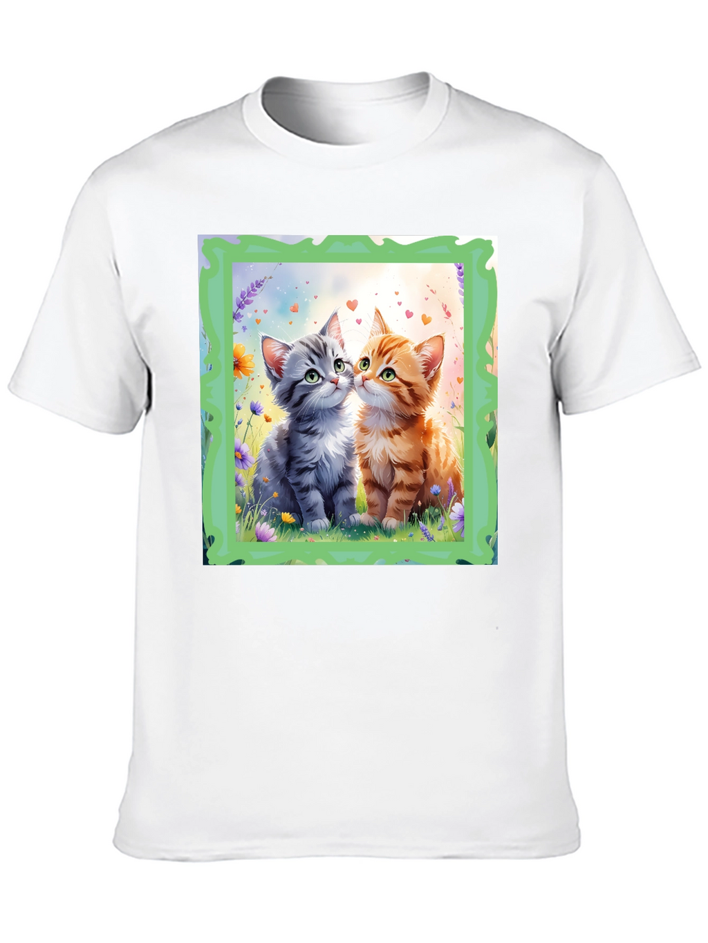 Cute Kitten Love Graphic Tee