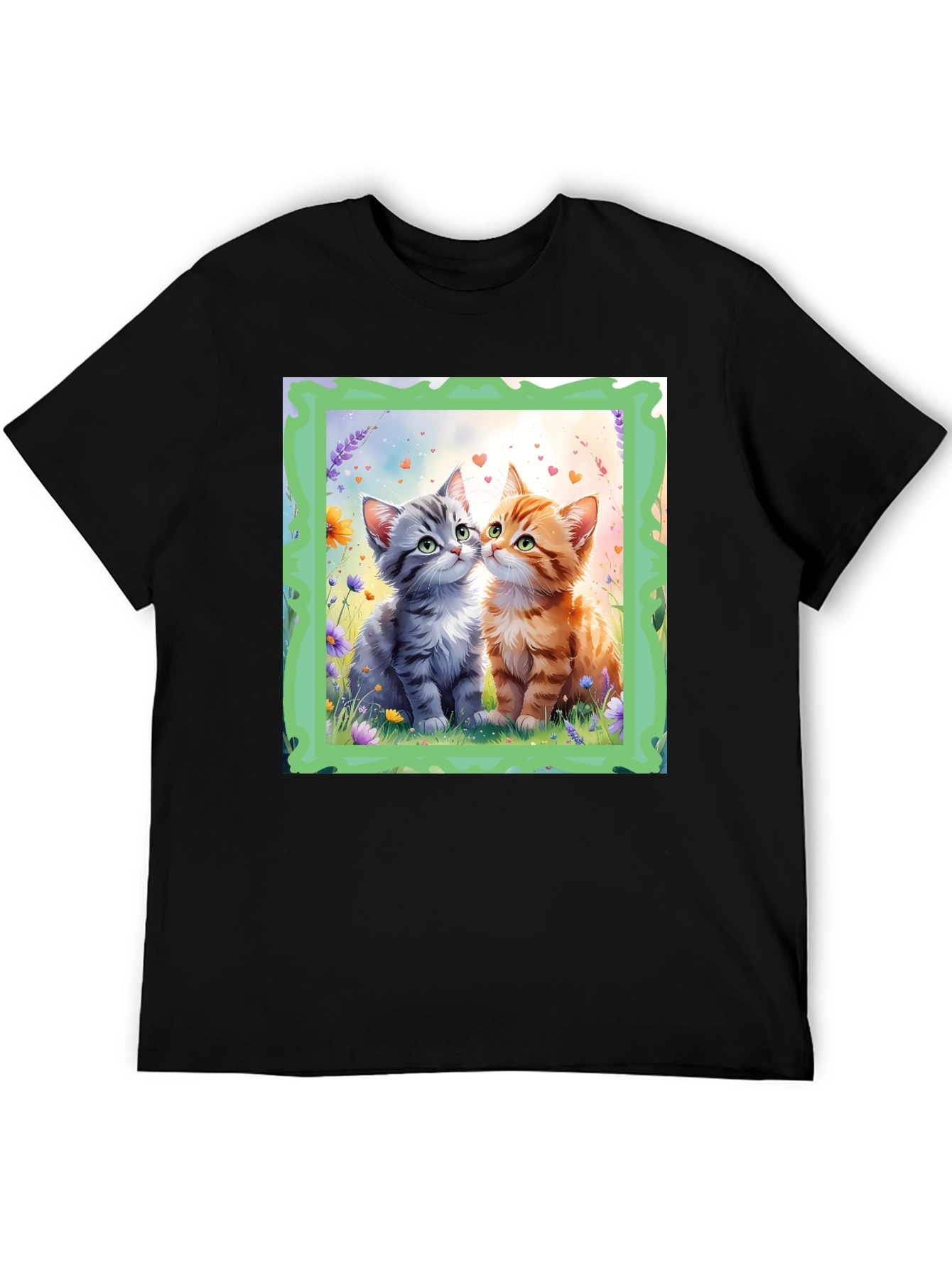 Cute Kitten Love Graphic Tee
