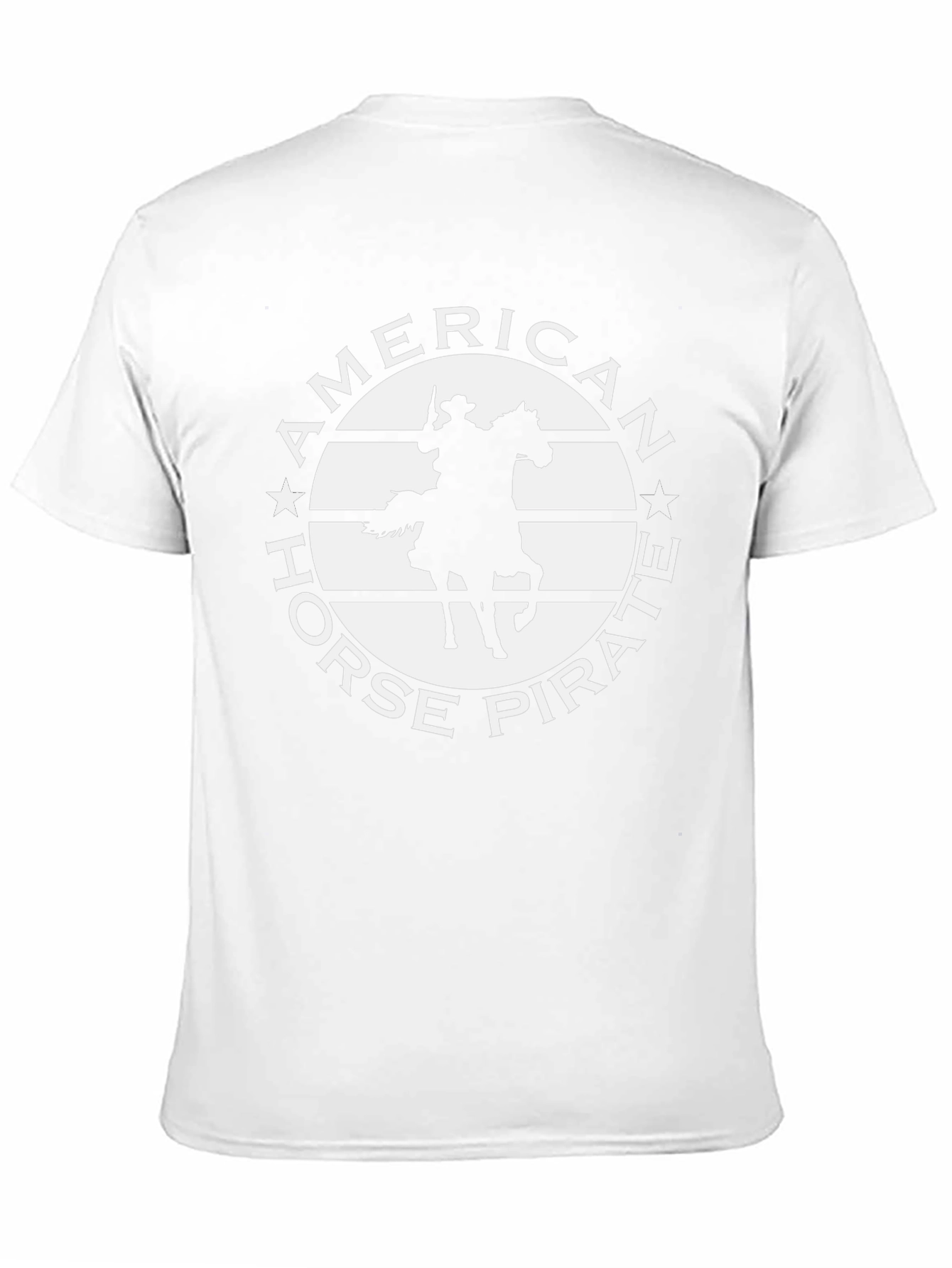 American Horse Pirate Graphic T-Shirt