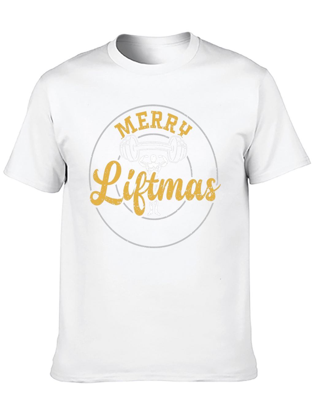 Merry Liftmas Black Graphic Tee