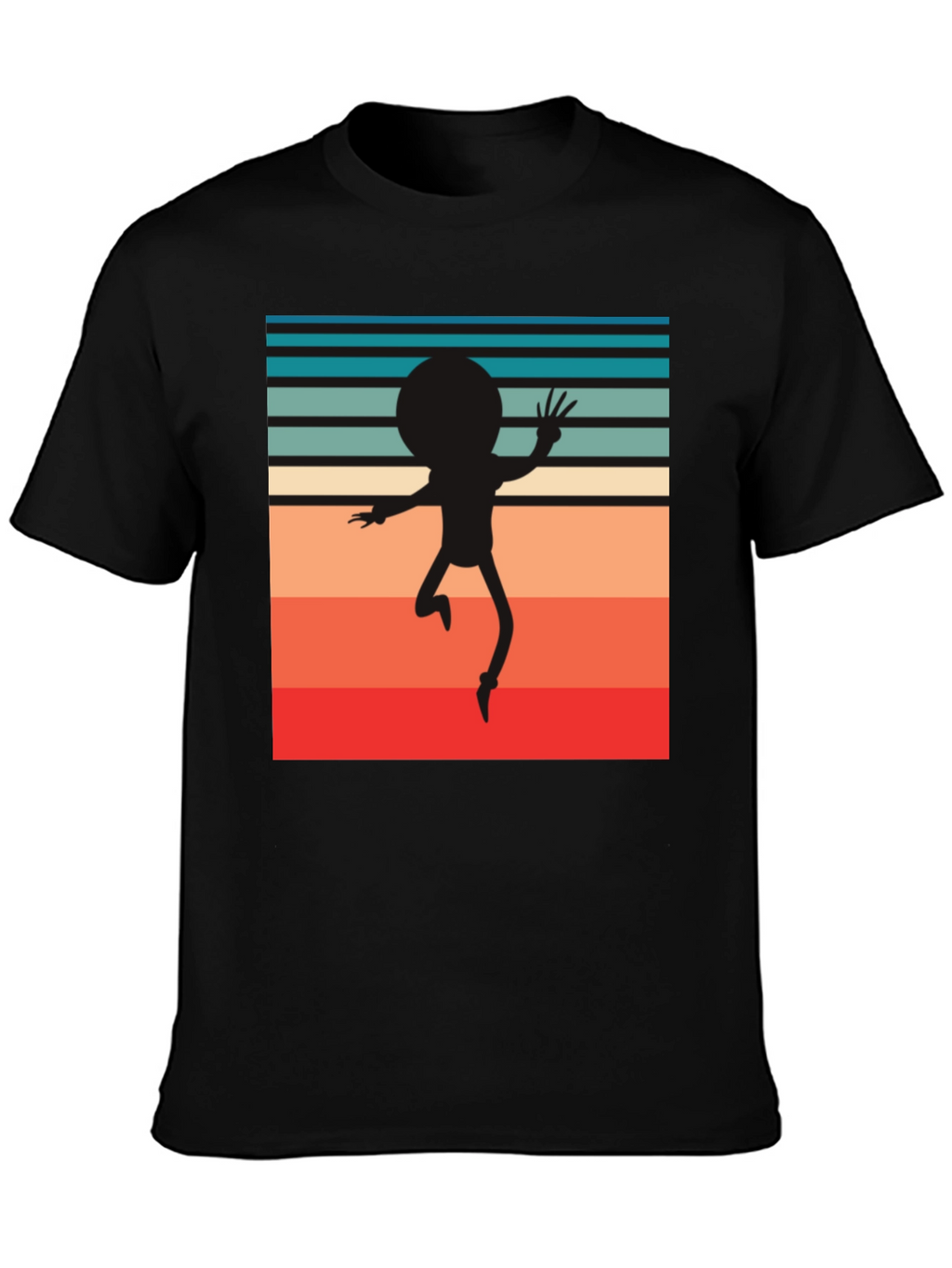 Retro Morty Silhouette T-Shirt