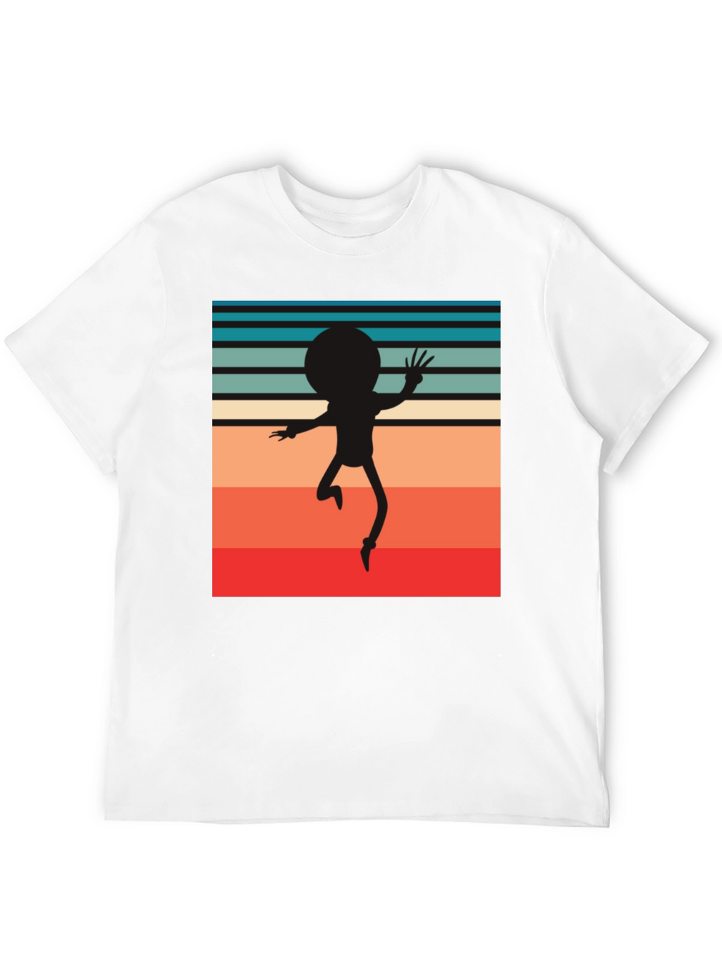 Retro Morty Silhouette T-Shirt
