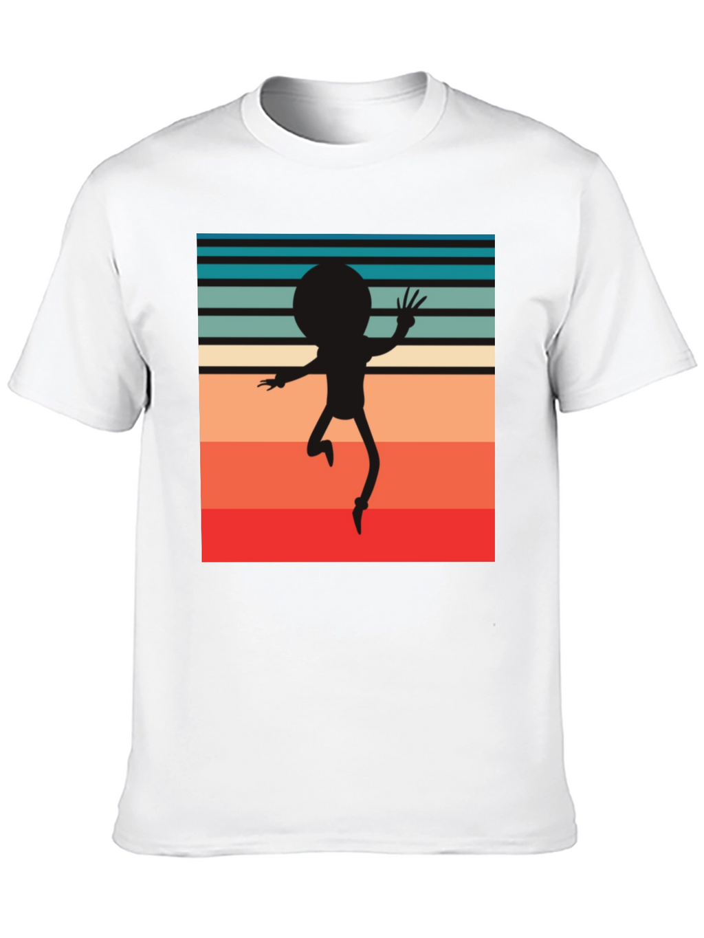 Retro Morty Silhouette T-Shirt