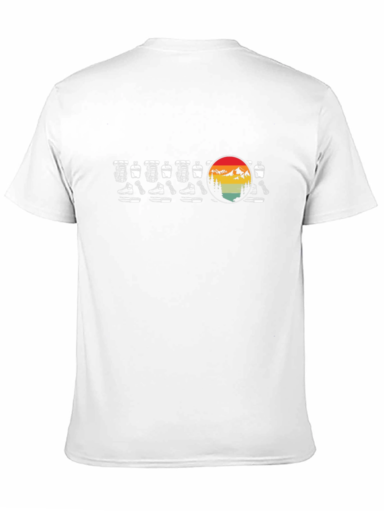 Retro Hiking Boots T-Shirt - Mountain Adventure Style