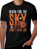 Reach For The Sky Basketball Graphic Tee