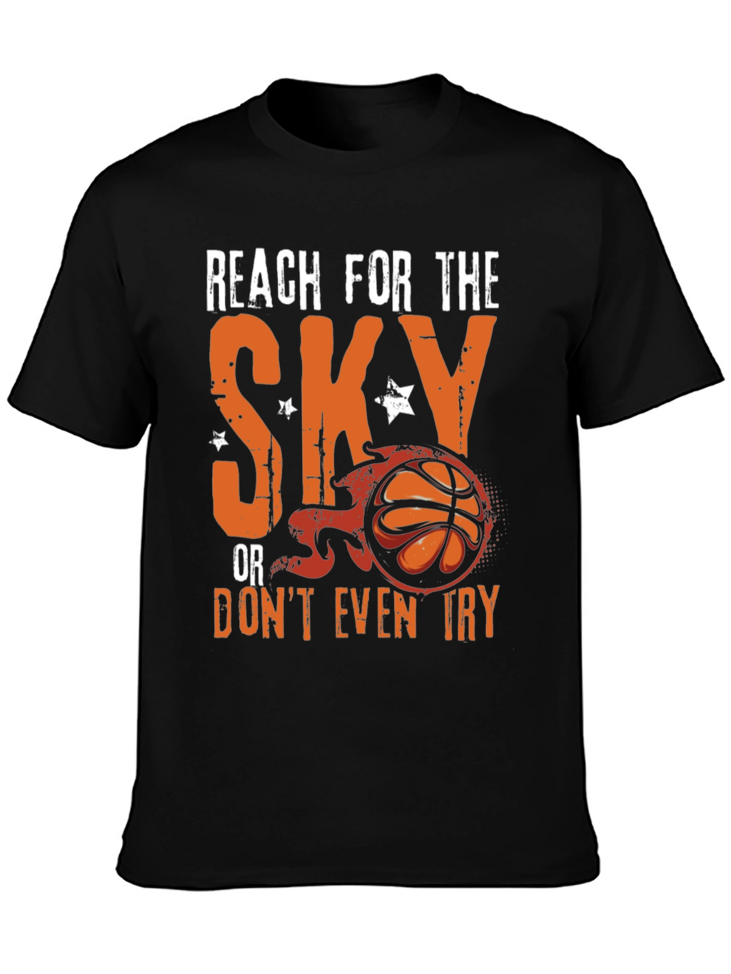 Reach For The Sky Basketball Graphic Tee