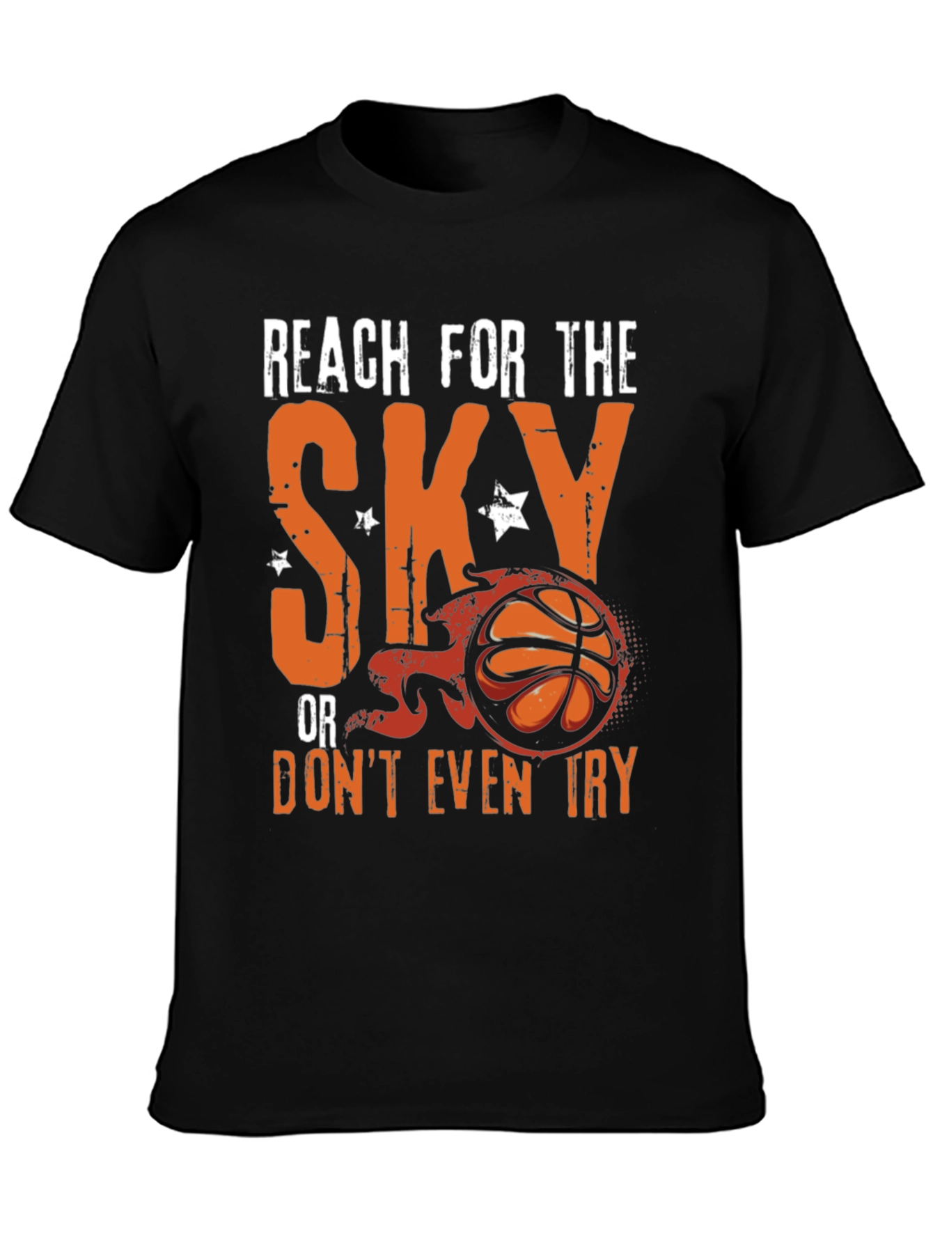 Reach For The Sky Basketball Graphic Tee