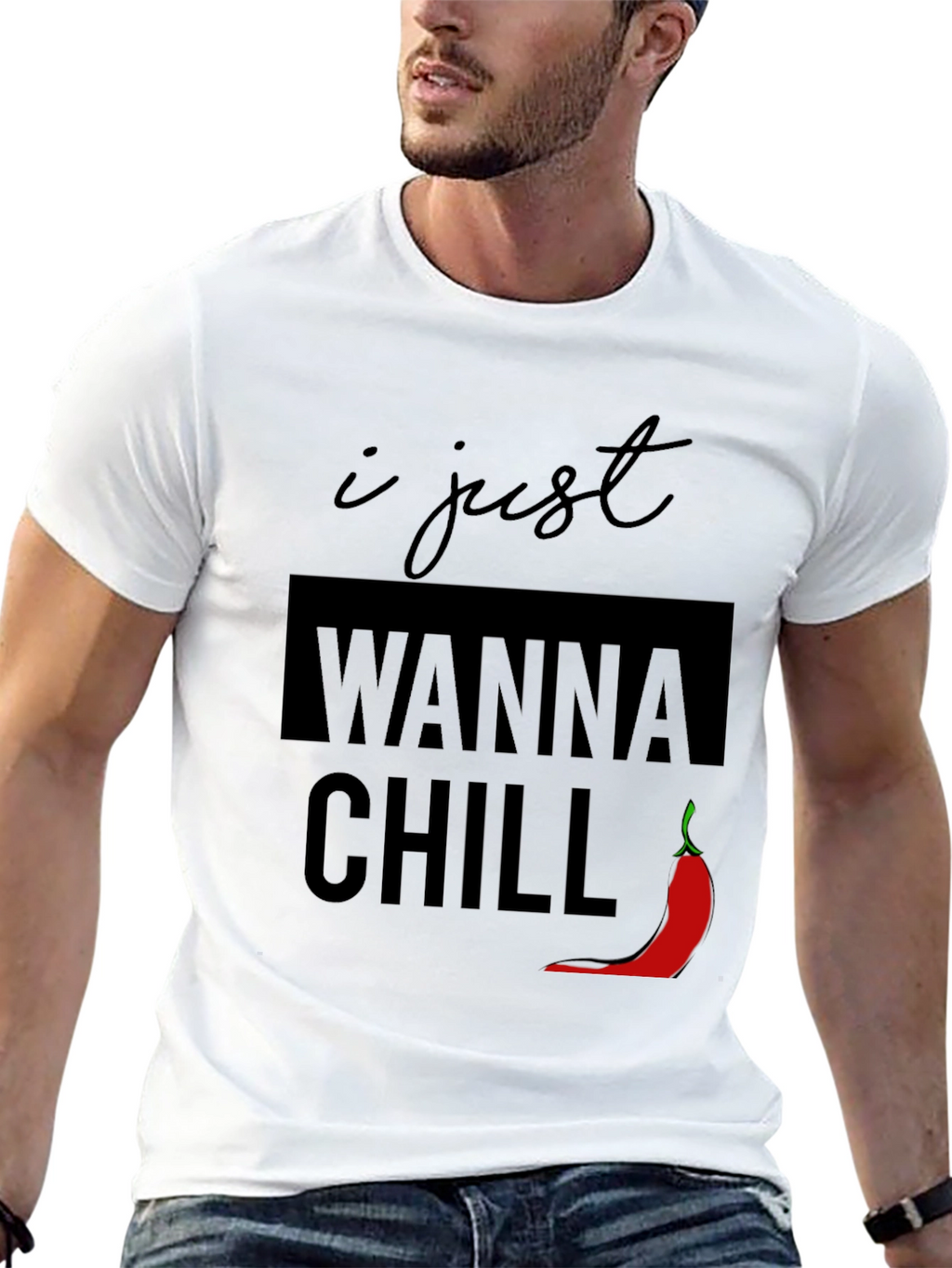 I Just Wanna Chill T-Shirt - Funny Graphic Tee