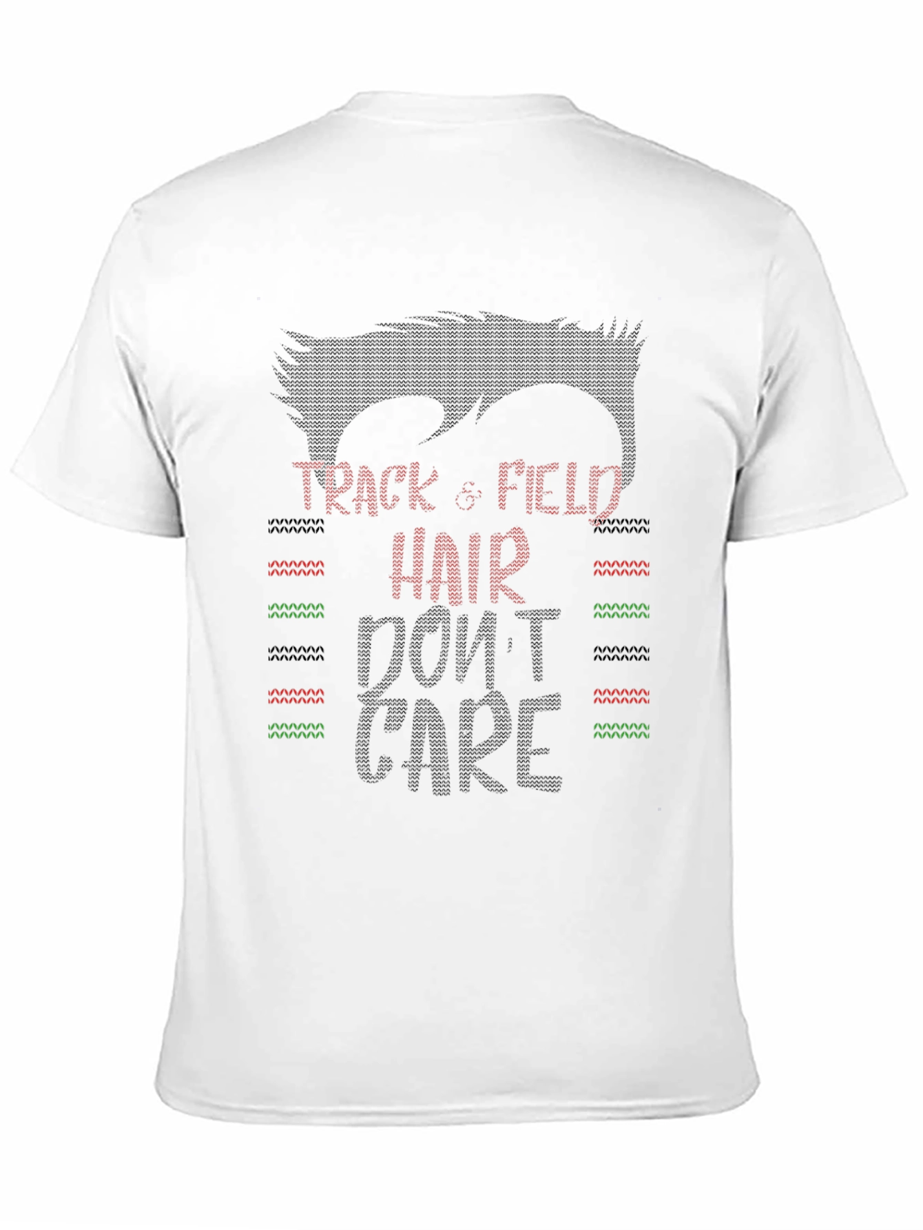 Track & Field Hair Dont Care Graphic Tee