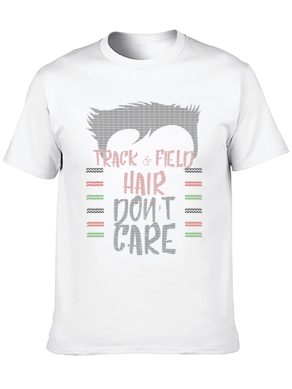 Track & Field Hair Dont Care Graphic Tee