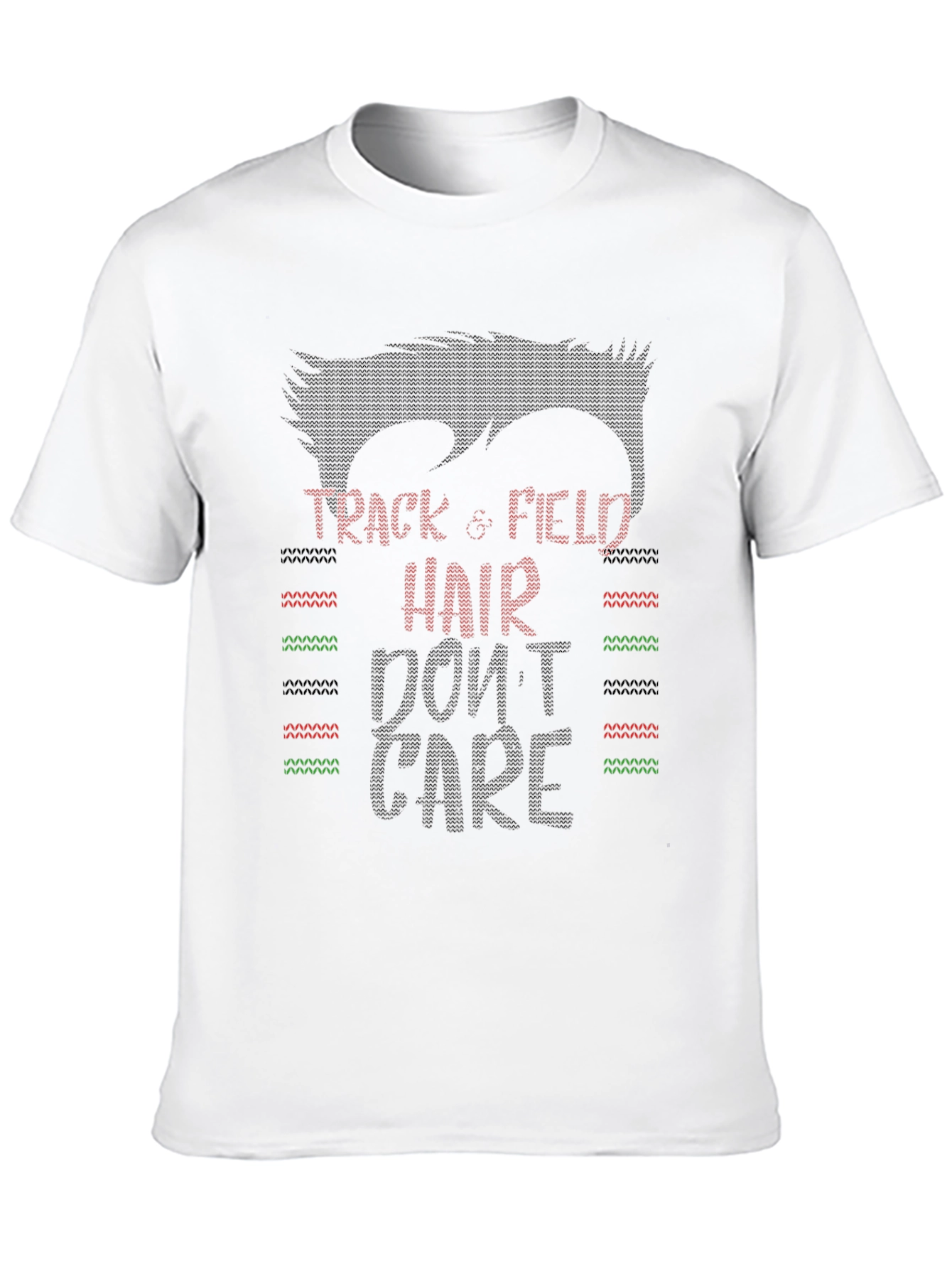 Track & Field Hair Dont Care Graphic Tee