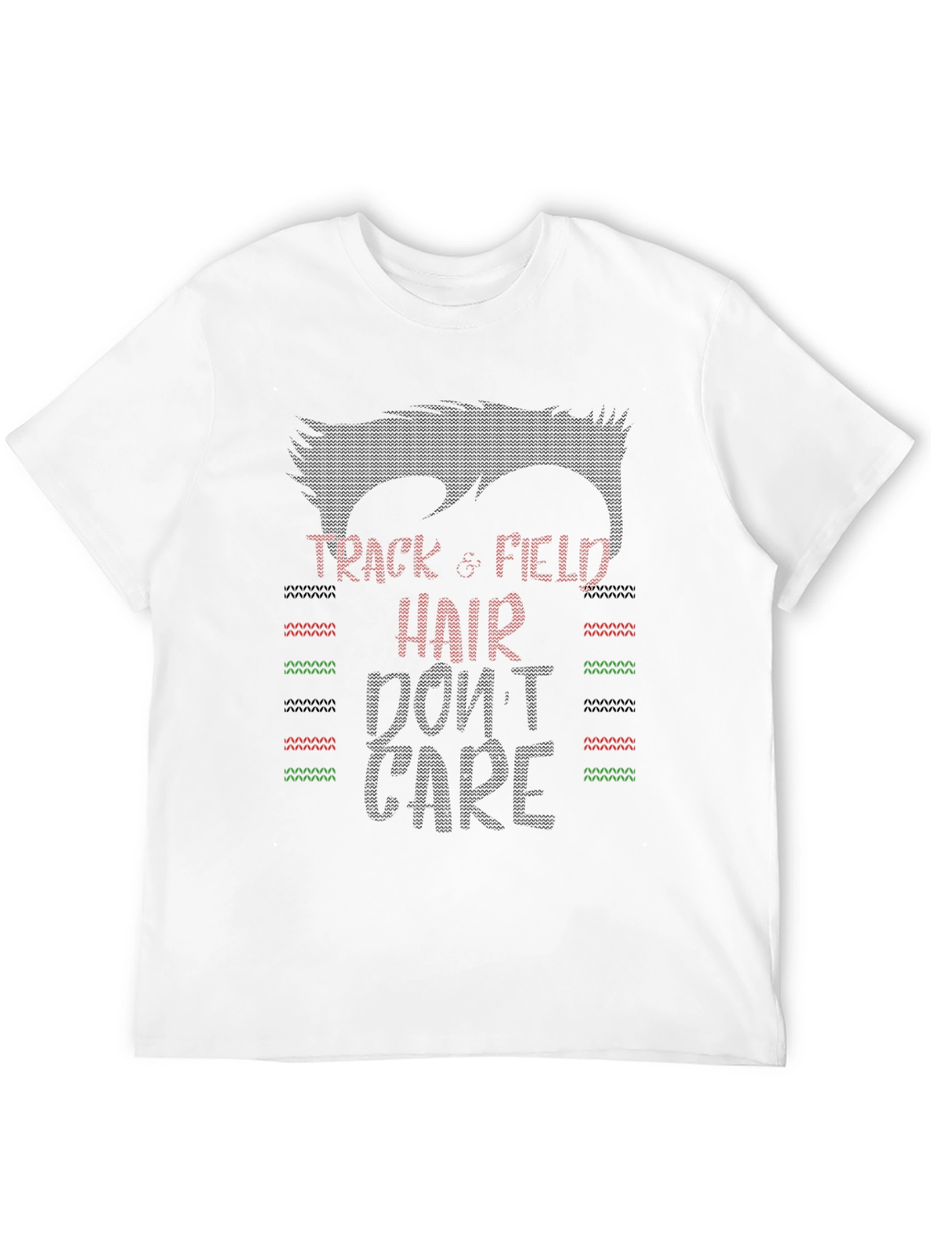 Track & Field Hair Dont Care Graphic Tee