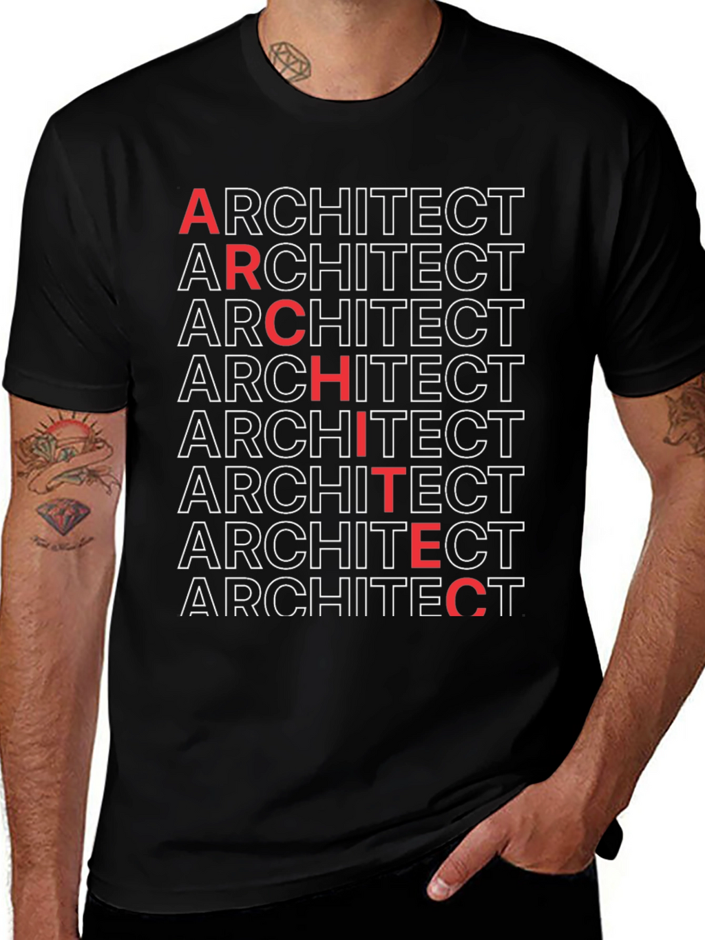 Architect Graphic Tee - Cool Career Pride Shirt