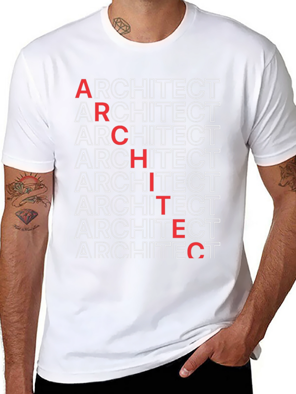 Architect Graphic Tee - Cool Career Pride Shirt