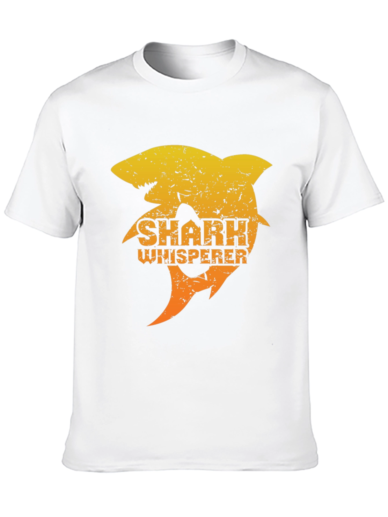 Shark Whisperer Graphic Tee - Novelty Ocean Lover T-Shirt