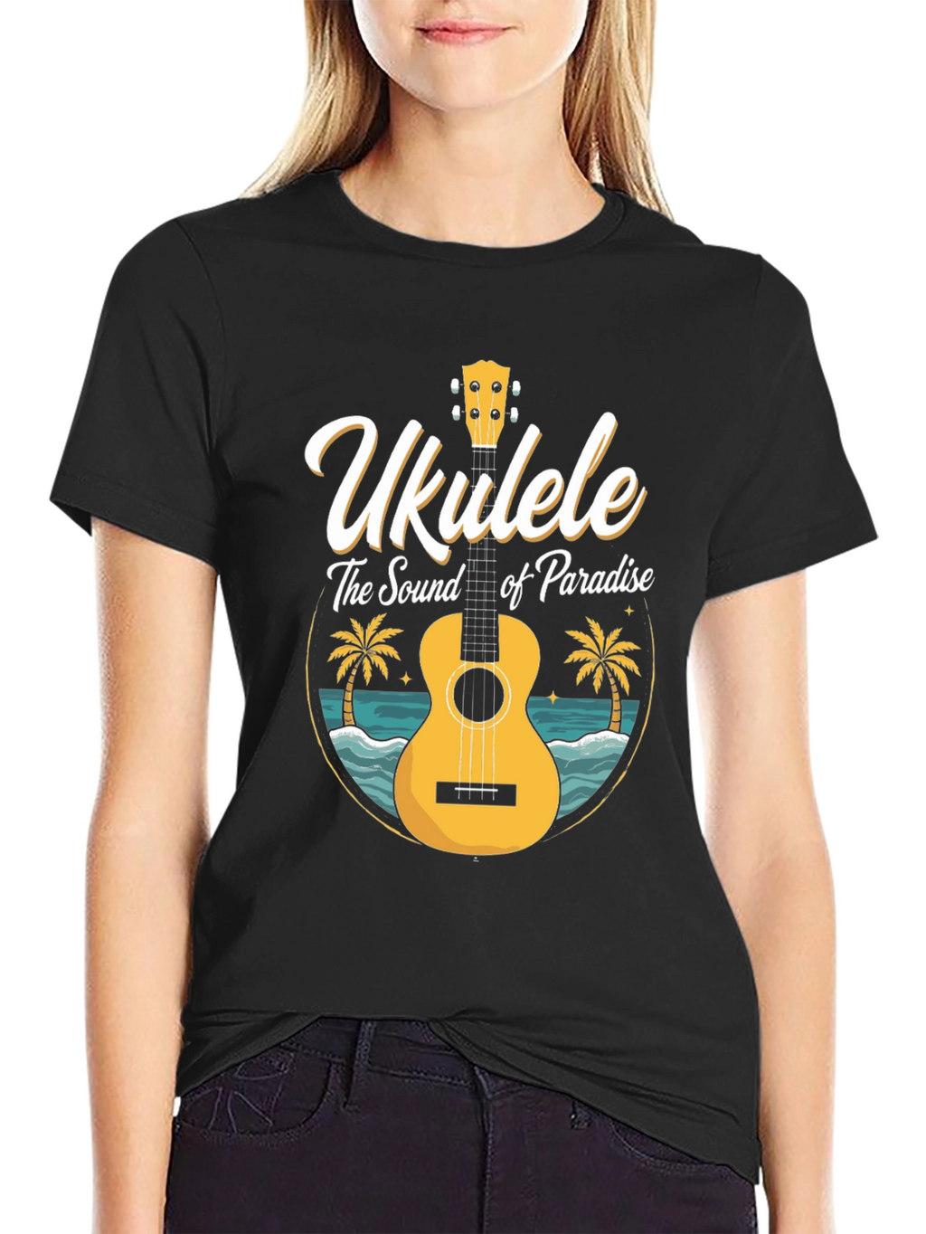 Ukulele Paradise T-Shirt - Island Vibes