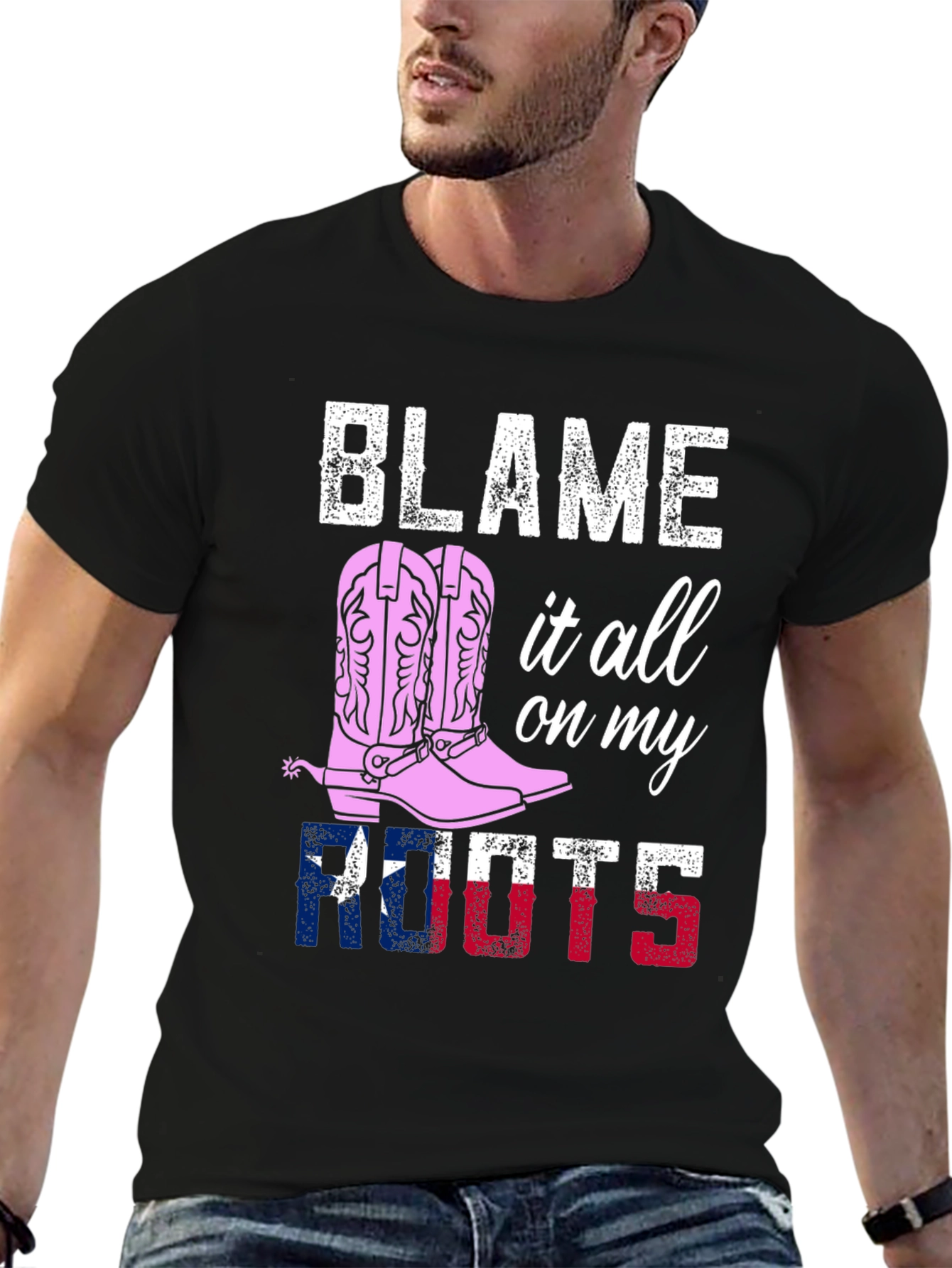 Blame it All on My Roots Graphic Tee