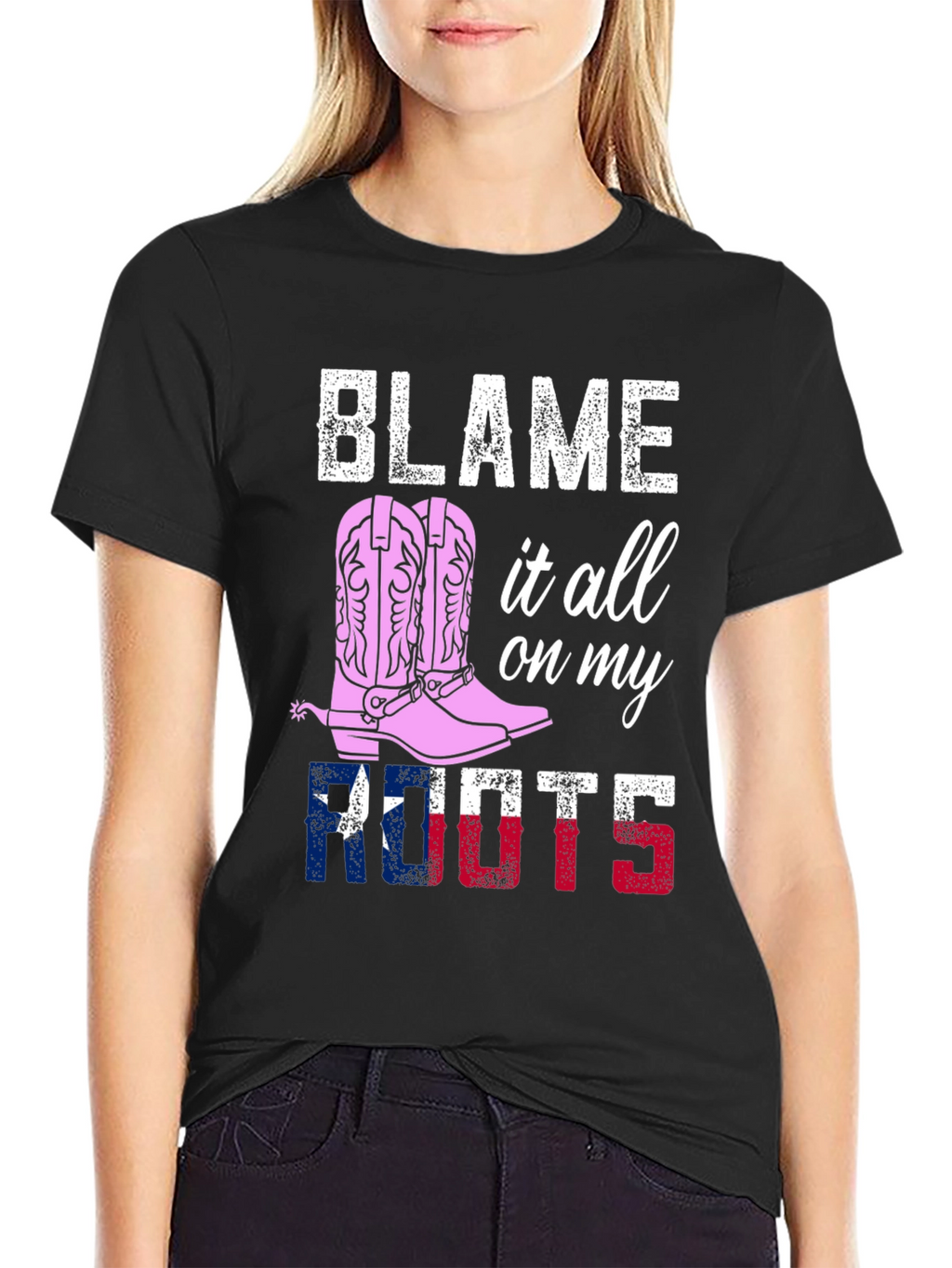 Blame it All on My Roots Graphic Tee