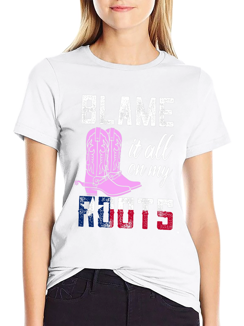 Blame it All on My Roots Graphic Tee