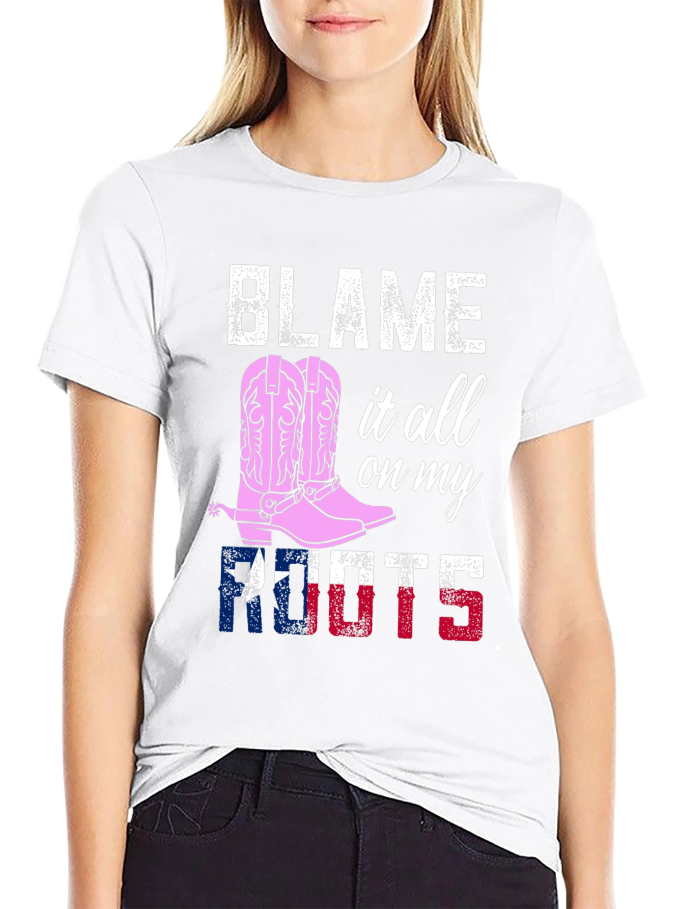 Blame it All on My Roots Graphic Tee