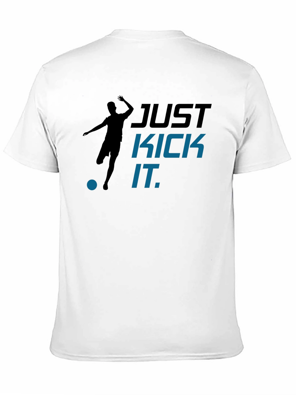 Just Kick It Graphic T-Shirt - Black
