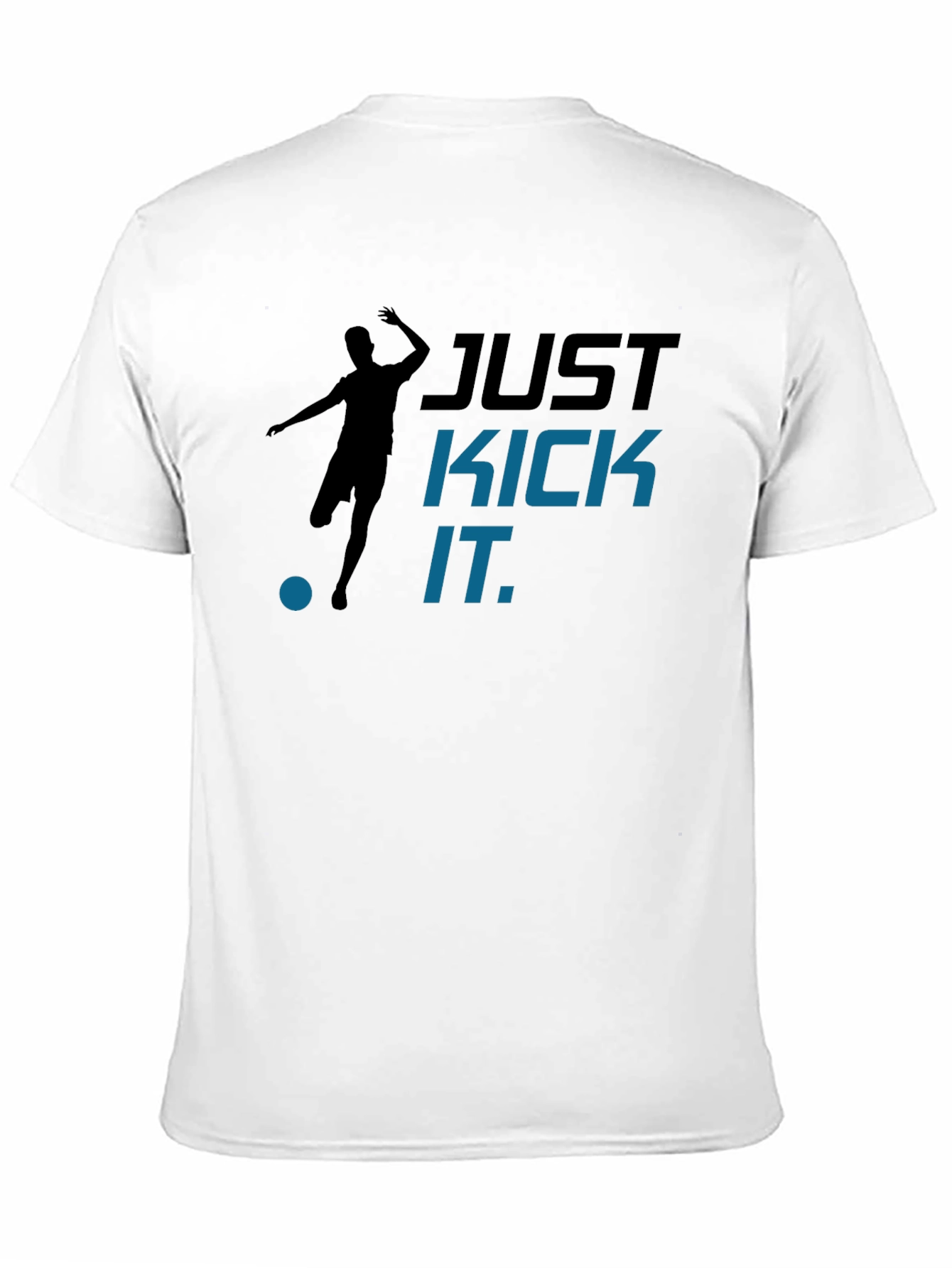 Just Kick It Graphic T-Shirt - Black