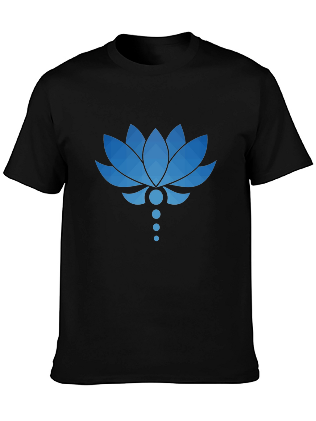 Lotus Flower Graphic T-Shirt - Stylish Mens Tee