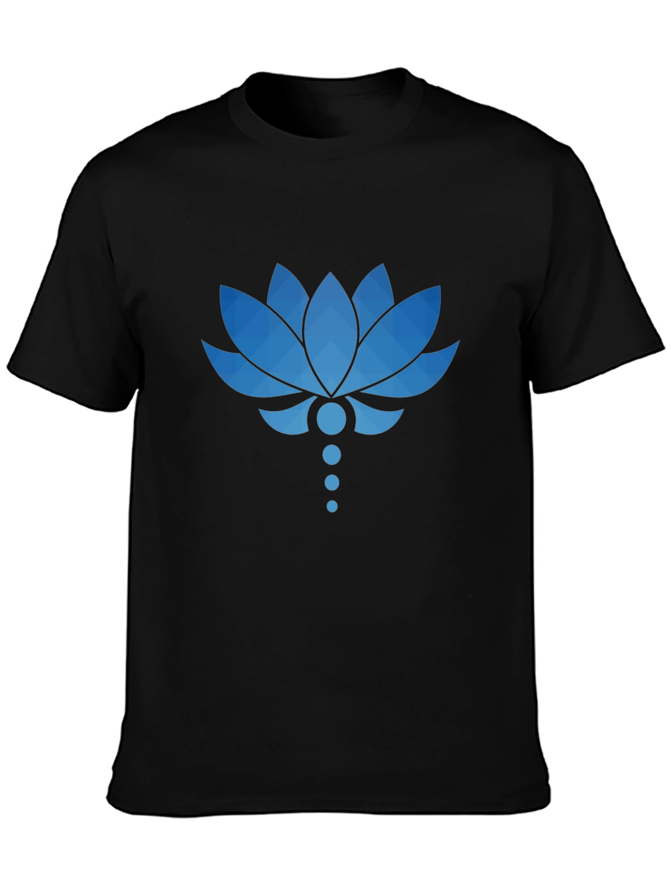 Lotus Flower Graphic T-Shirt - Stylish Mens Tee