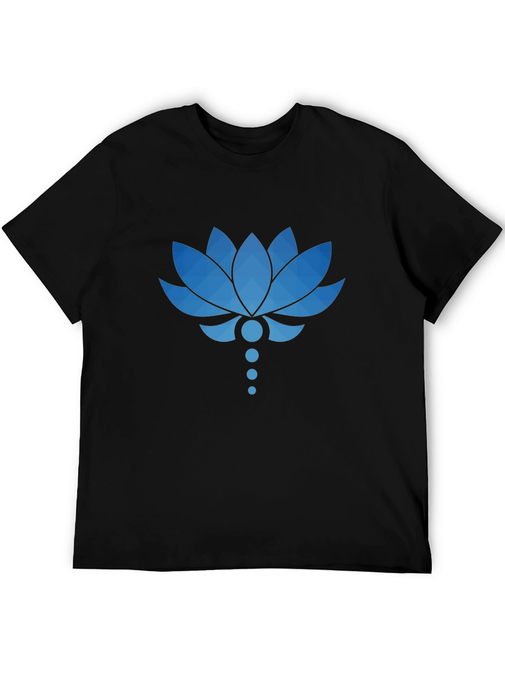 Lotus Flower Graphic T-Shirt - Stylish Mens Tee