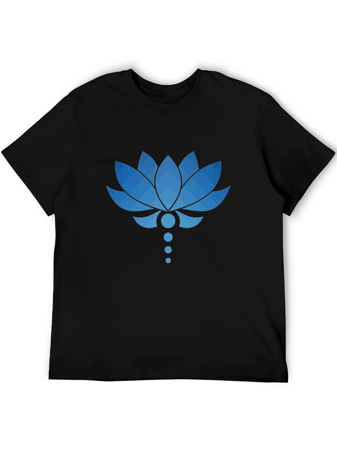 Lotus Flower Graphic T-Shirt - Stylish Mens Tee