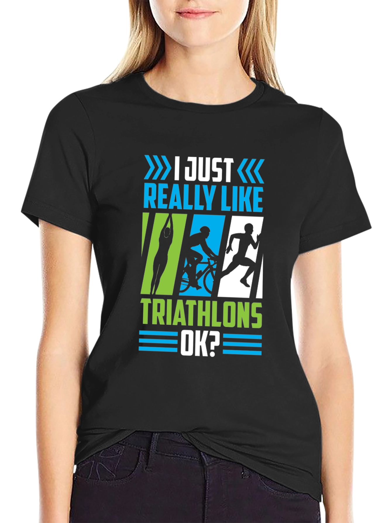 Triathlon Lover T-Shirt - I Just Really Like Triathlons OK?