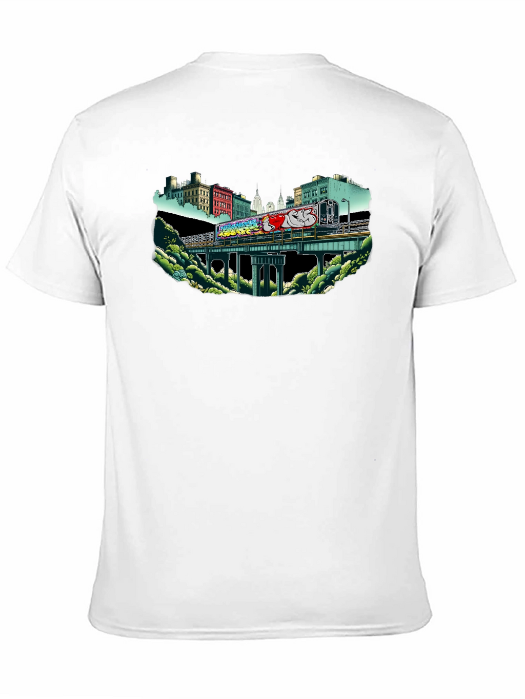 Urban Graffiti Train T-Shirt