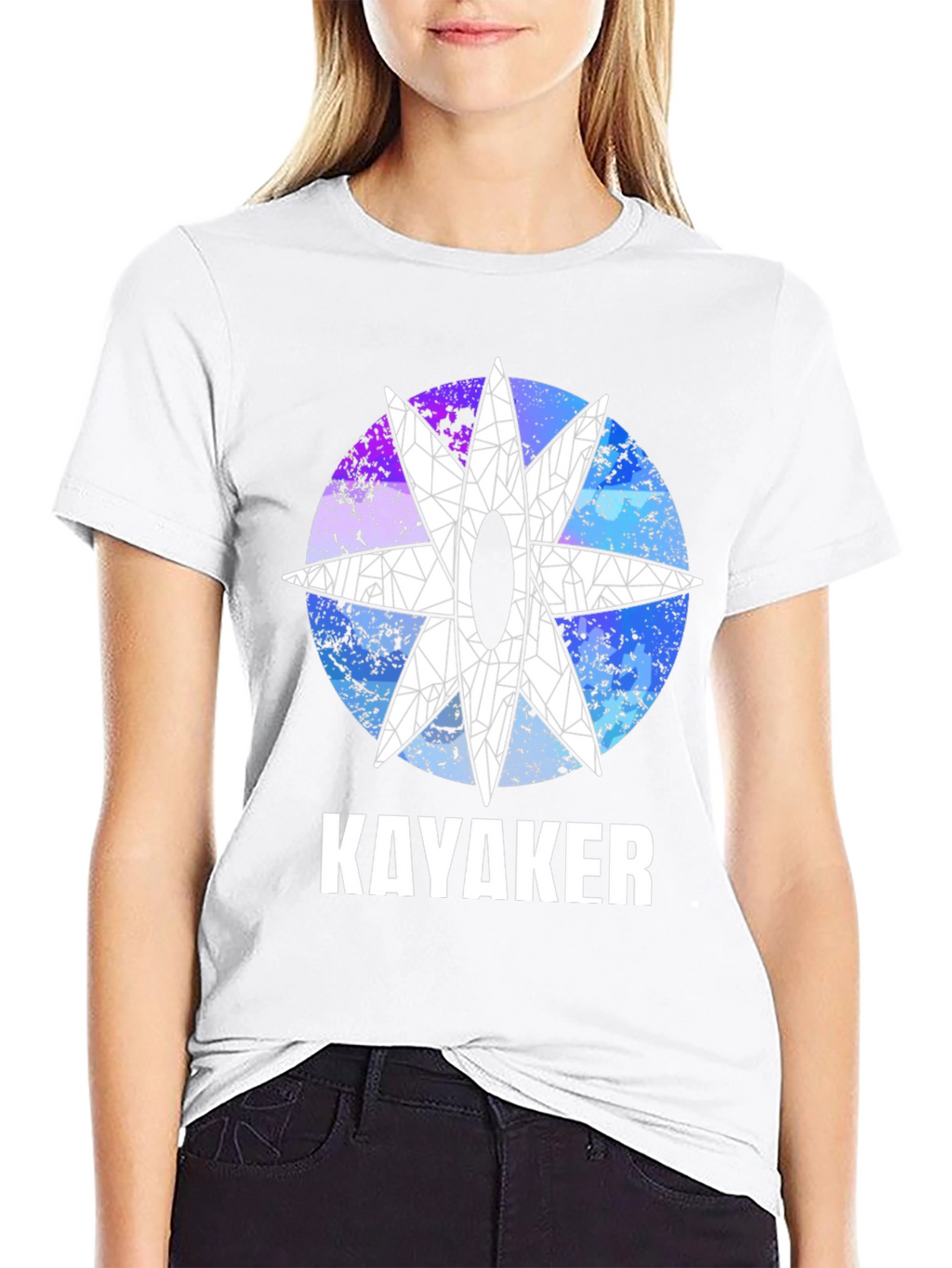 Kayaker Graphic T-Shirt - Unique Design