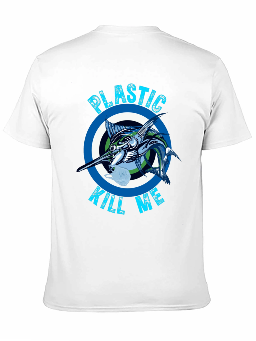 Plastic Kills Fish T-Shirt - Save Marine Life