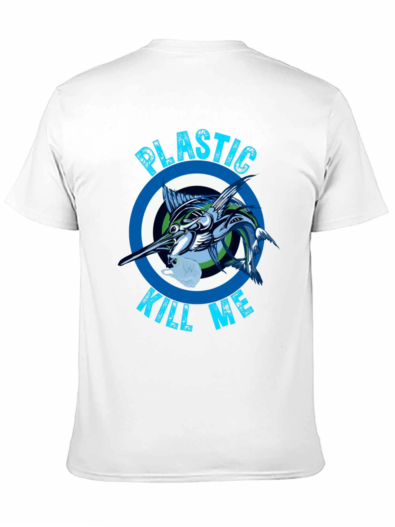 Plastic Kills Fish T-Shirt - Save Marine Life