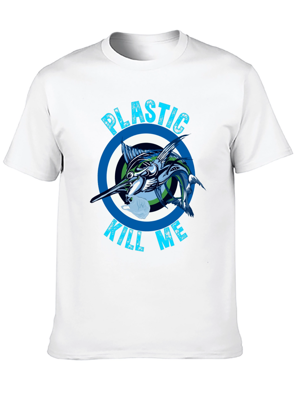 Plastic Kills Fish T-Shirt - Save Marine Life