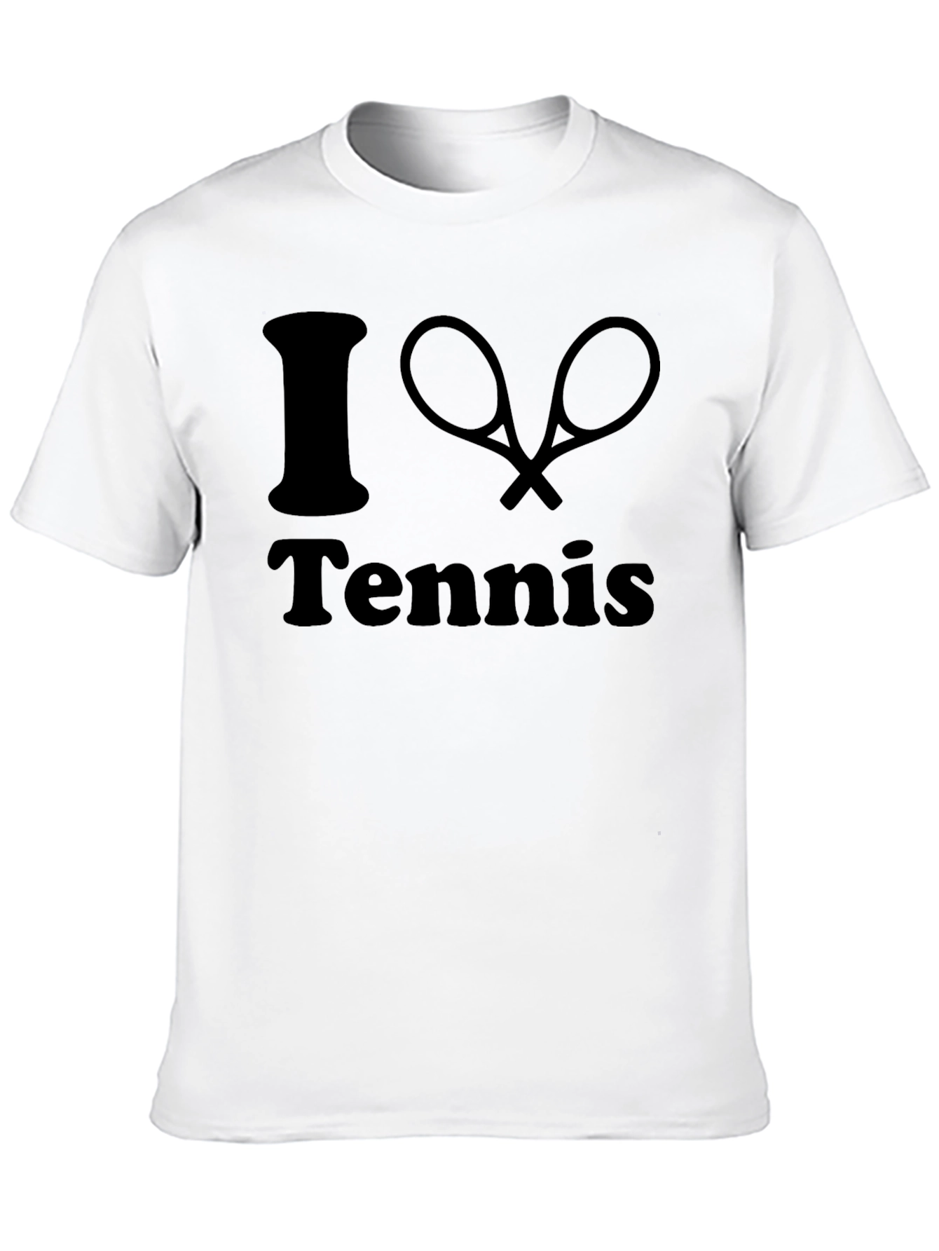 I Love Tennis Graphic T-Shirt
