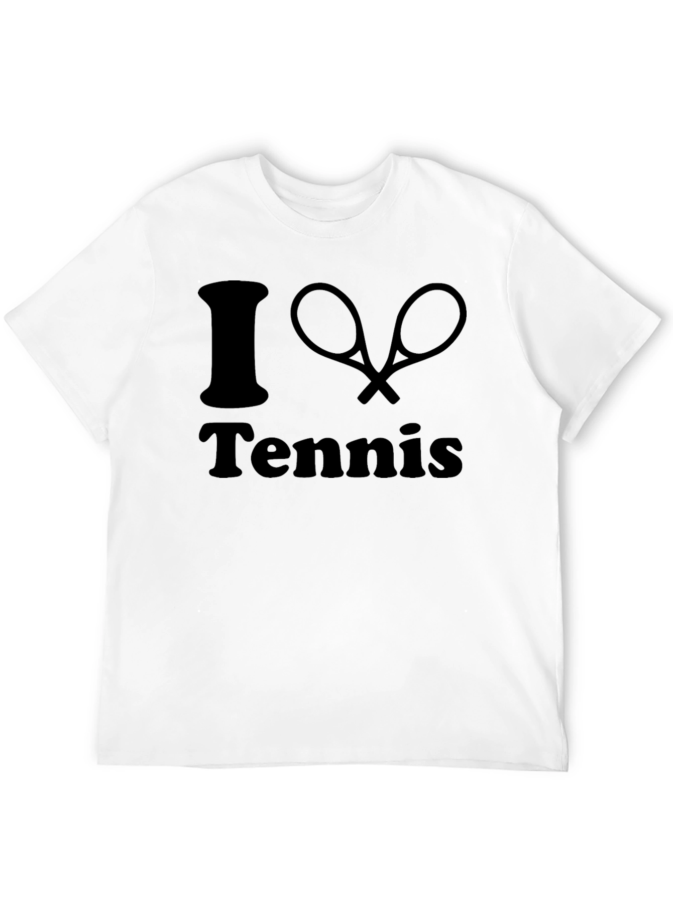 I Love Tennis Graphic T-Shirt