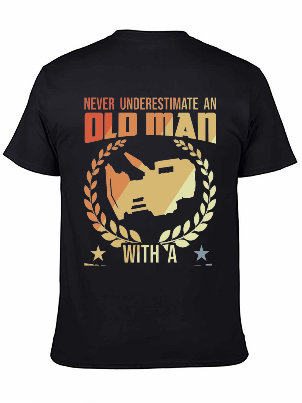 Never Underestimate an Old Man T-Shirt