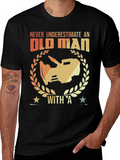 Never Underestimate an Old Man T-Shirt