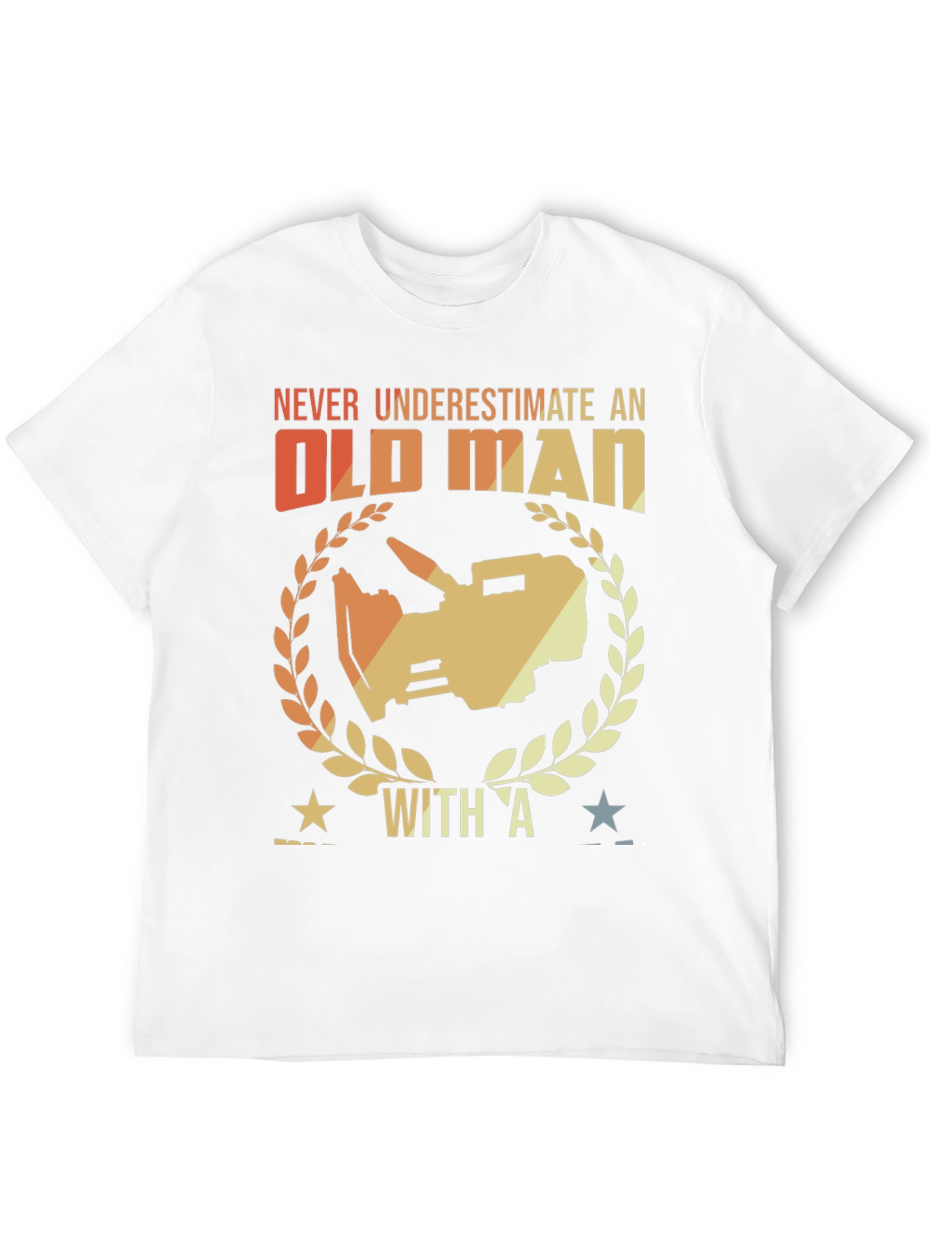 Never Underestimate an Old Man T-Shirt