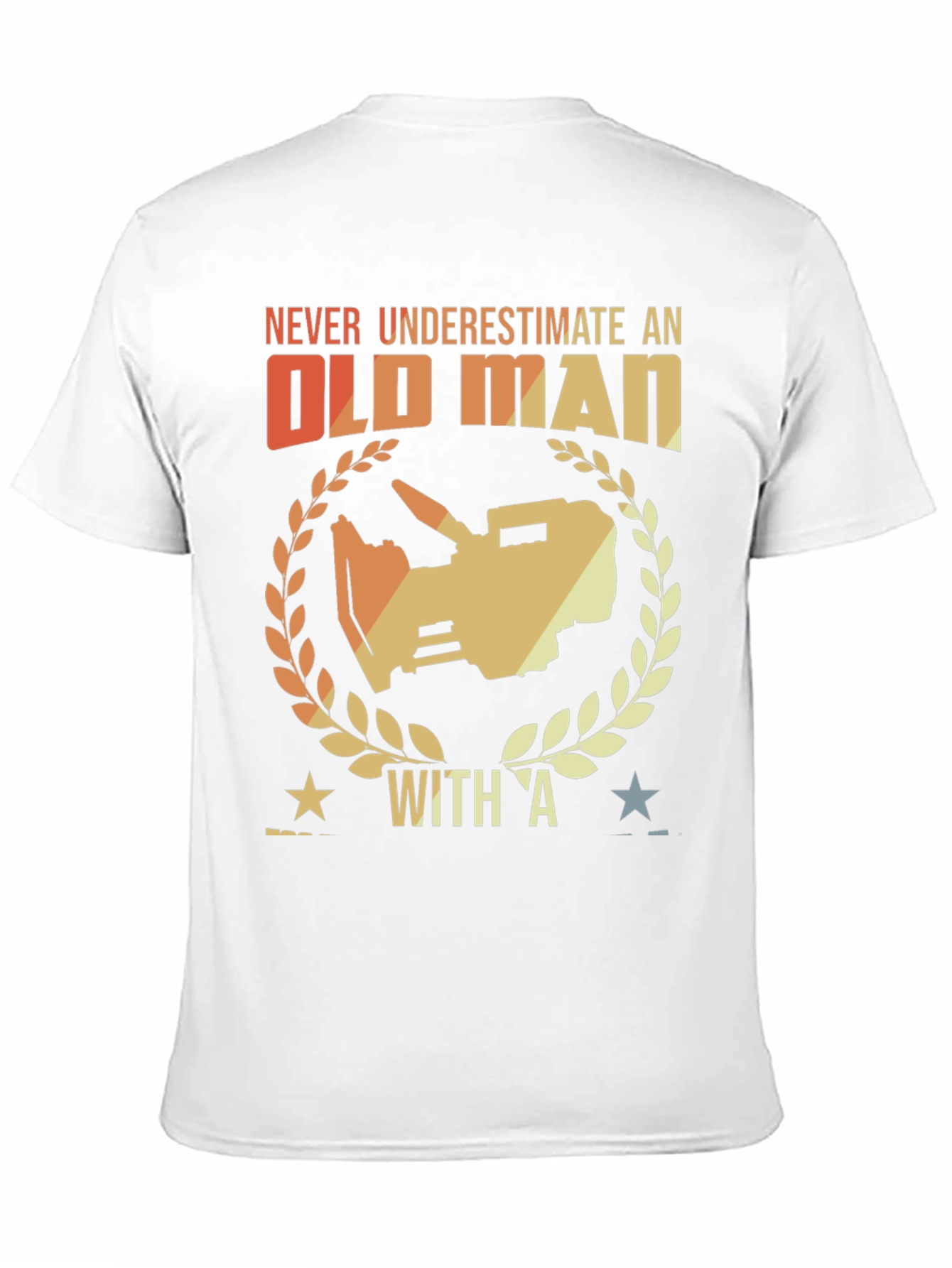 Never Underestimate an Old Man T-Shirt