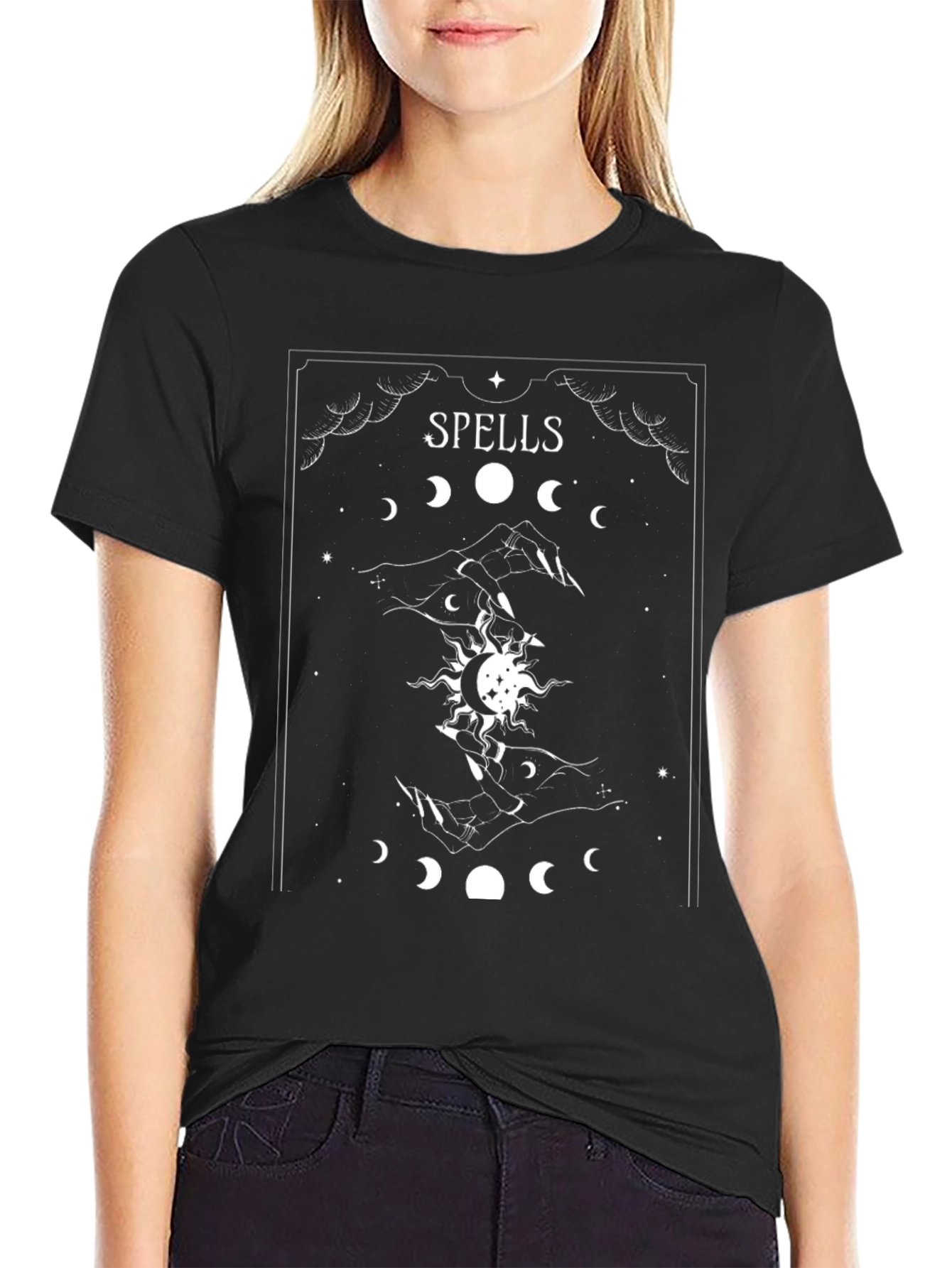 Mystic Spells Graphic Tee - Black