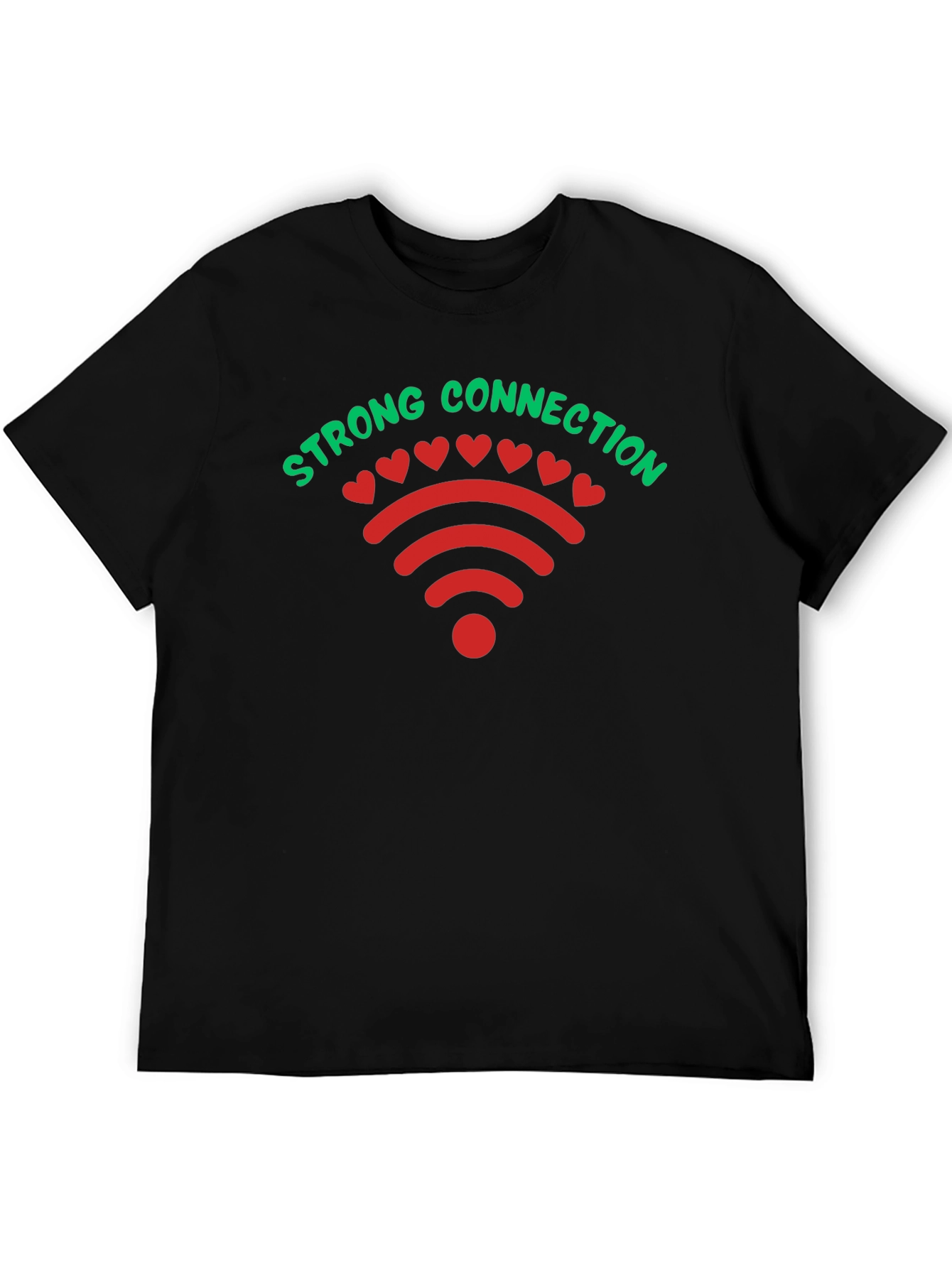 Strong Connection T-Shirt - Funny WiFi Love Tee