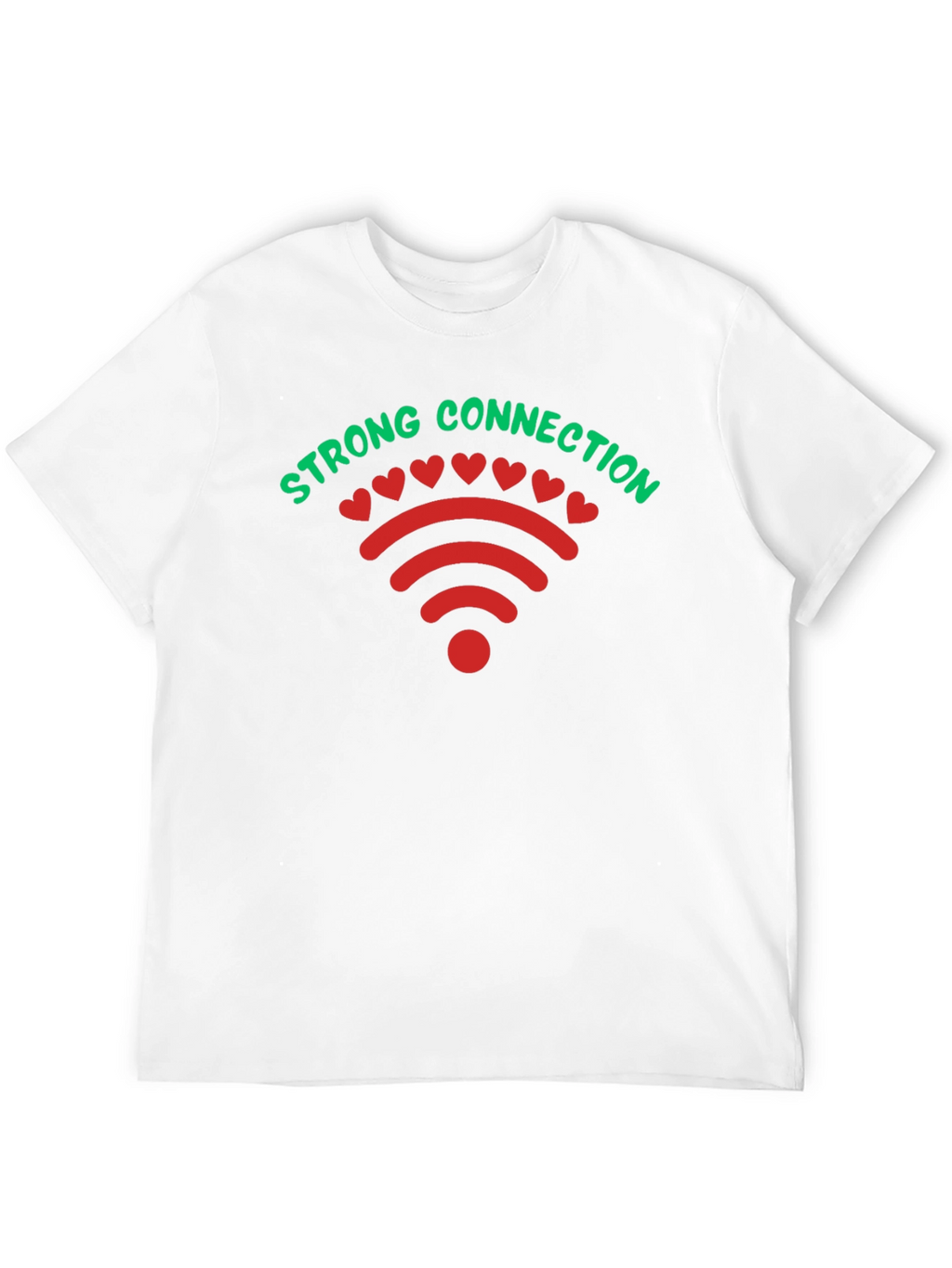 Strong Connection T-Shirt - Funny WiFi Love Tee