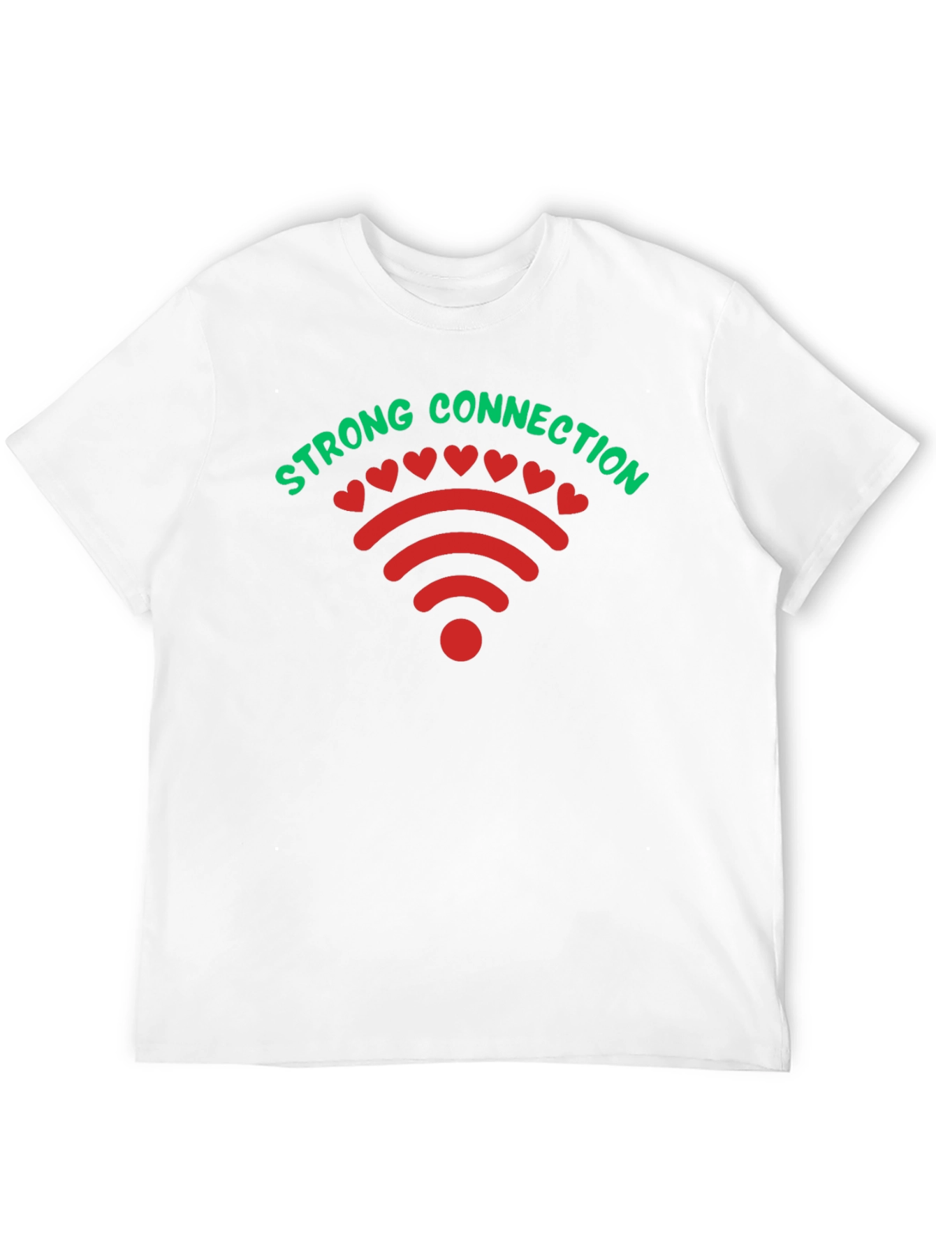 Strong Connection T-Shirt - Funny WiFi Love Tee